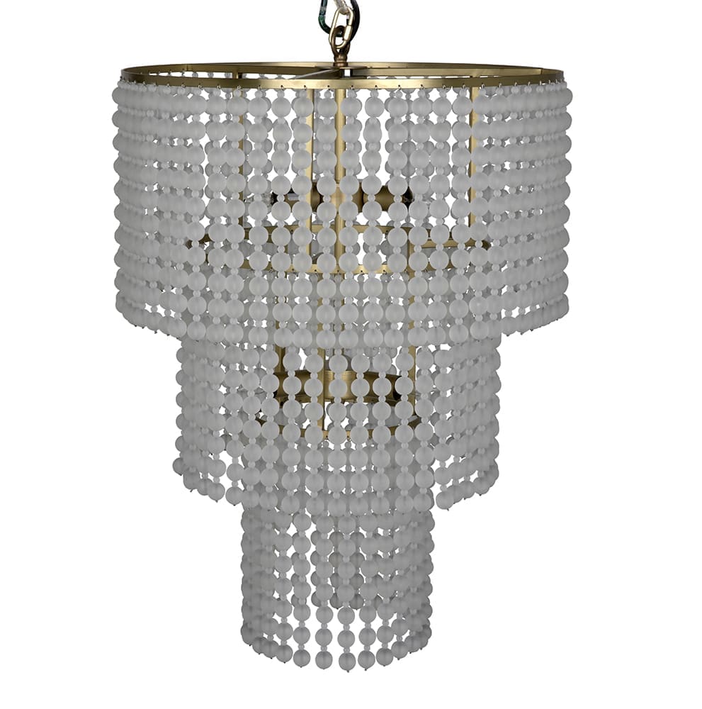 Fatima Chandelier, Antique Brass