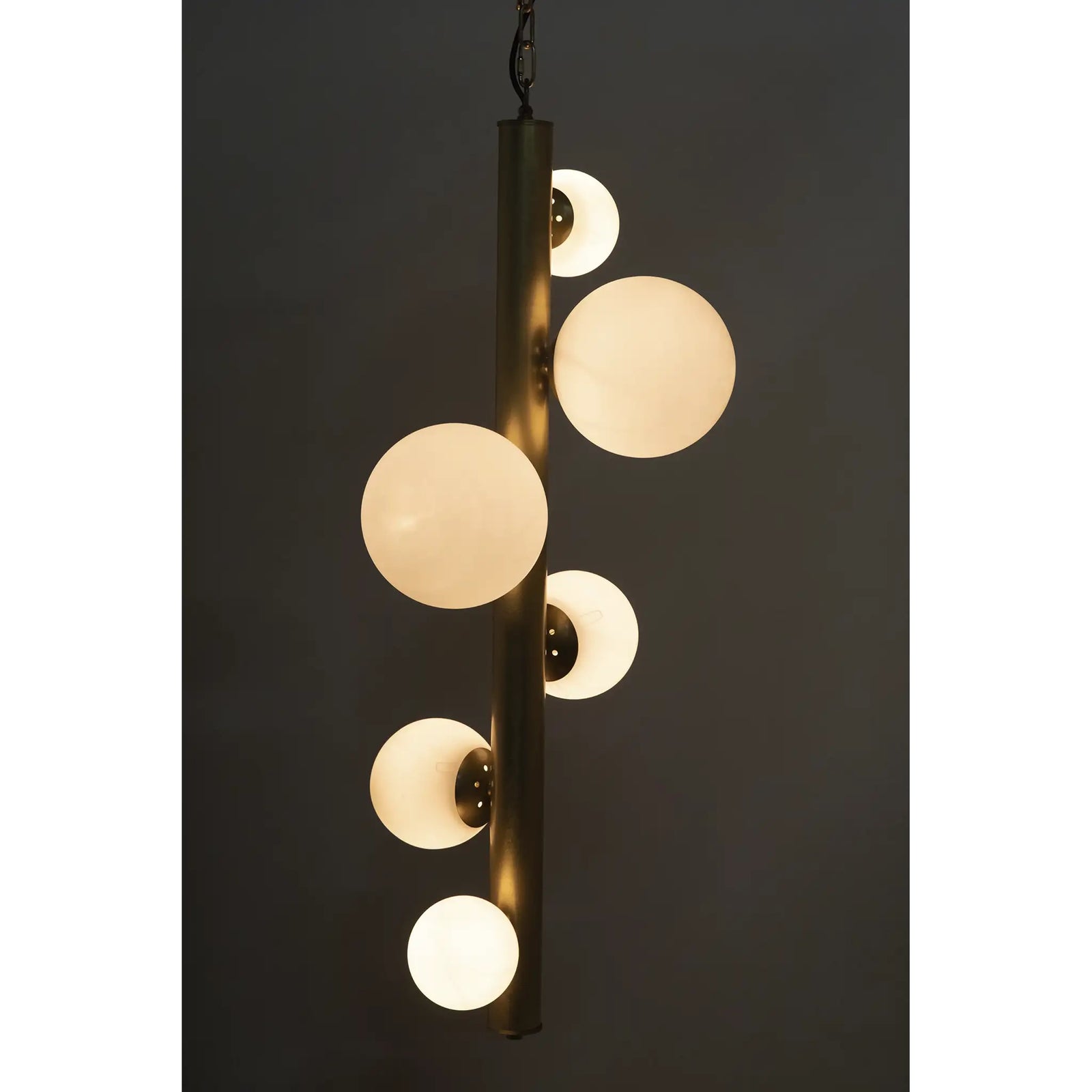 Orellana Chandelier, Metal with Brass Finish