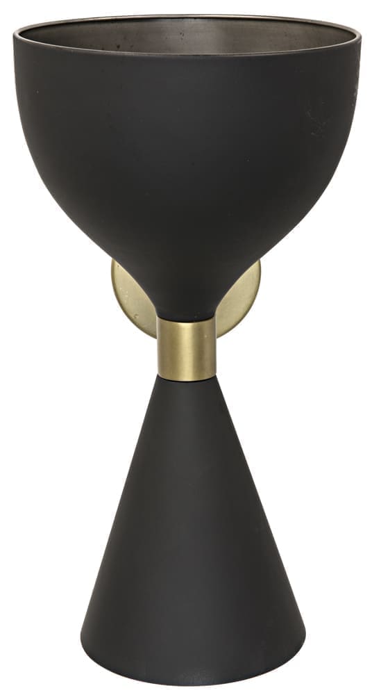 Aegeon Sconce, Black Iron