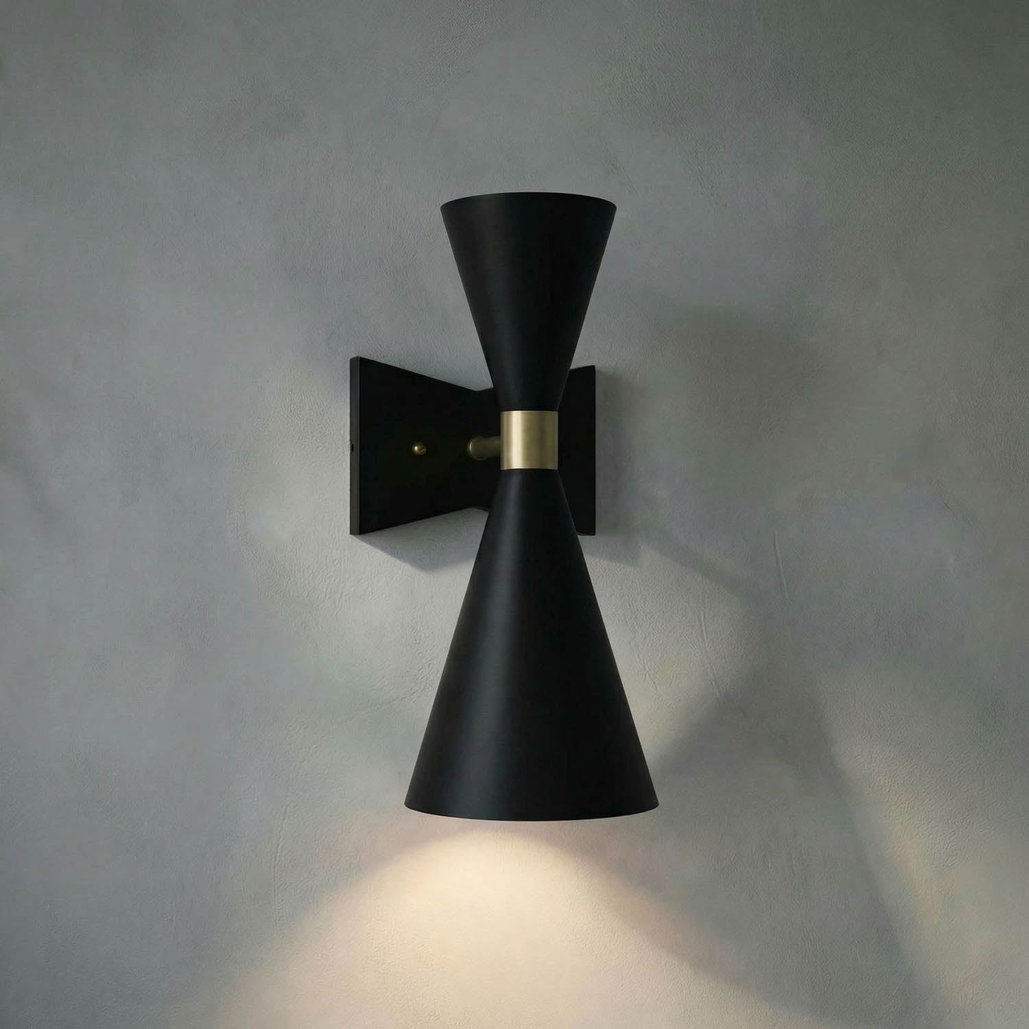 Ariel Sconce, Black Iron by Noir