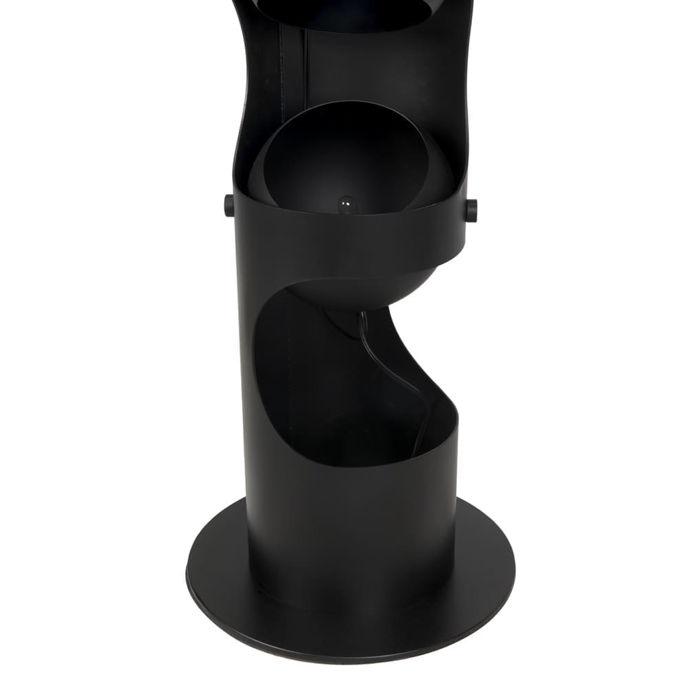 Columna Floor Lamp, Black Iron
