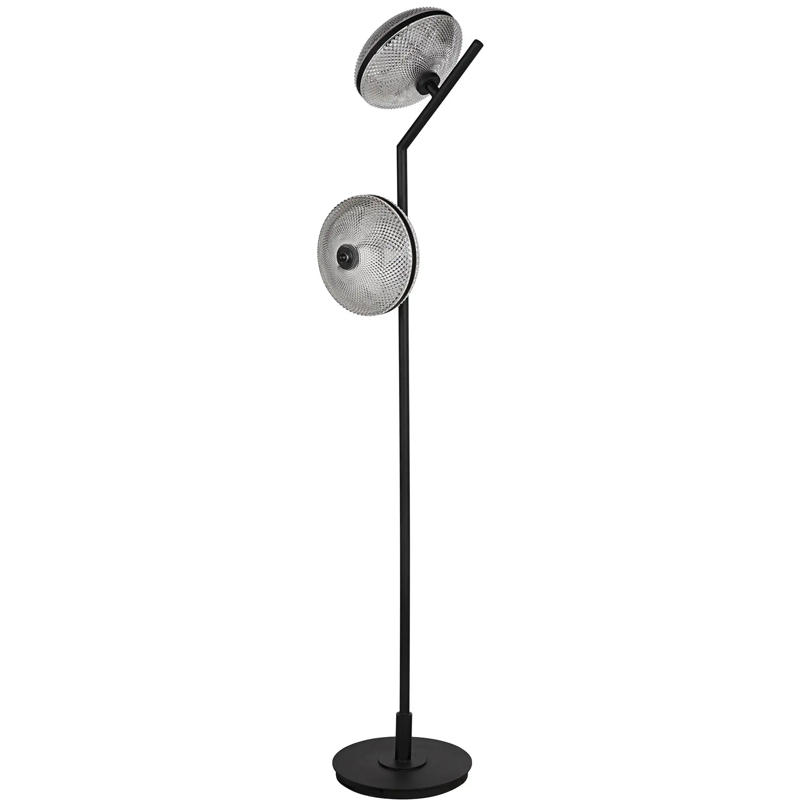 Gibson Floor Lamp, Black Iron
