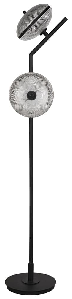Gibson Floor Lamp, Black Iron