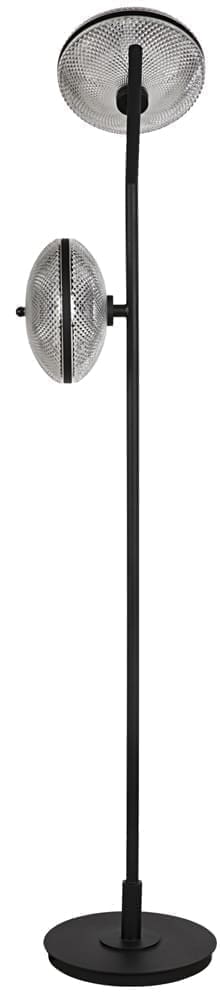 Gibson Floor Lamp, Black Iron