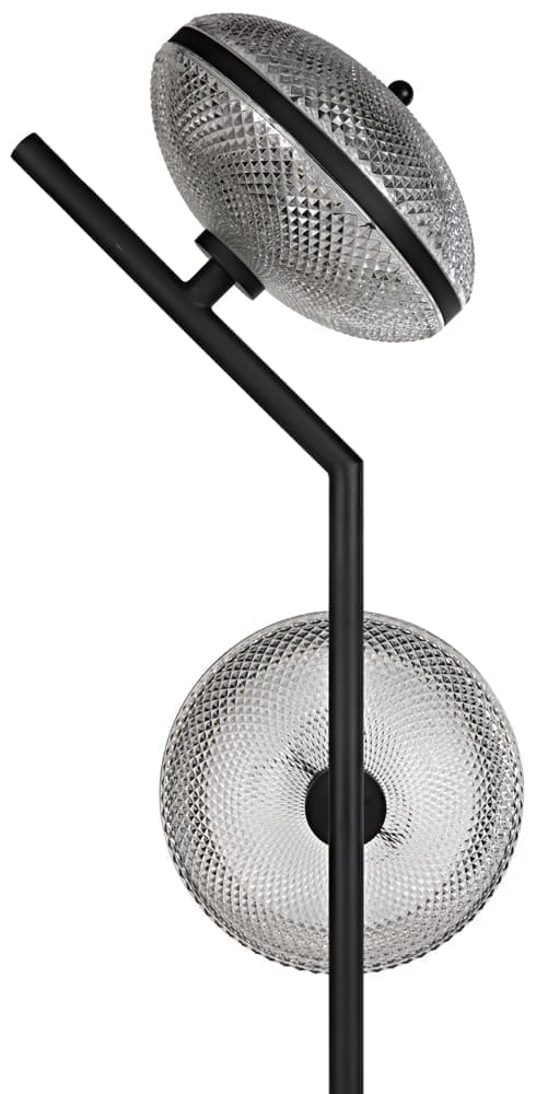 Gibson Floor Lamp, Black Iron