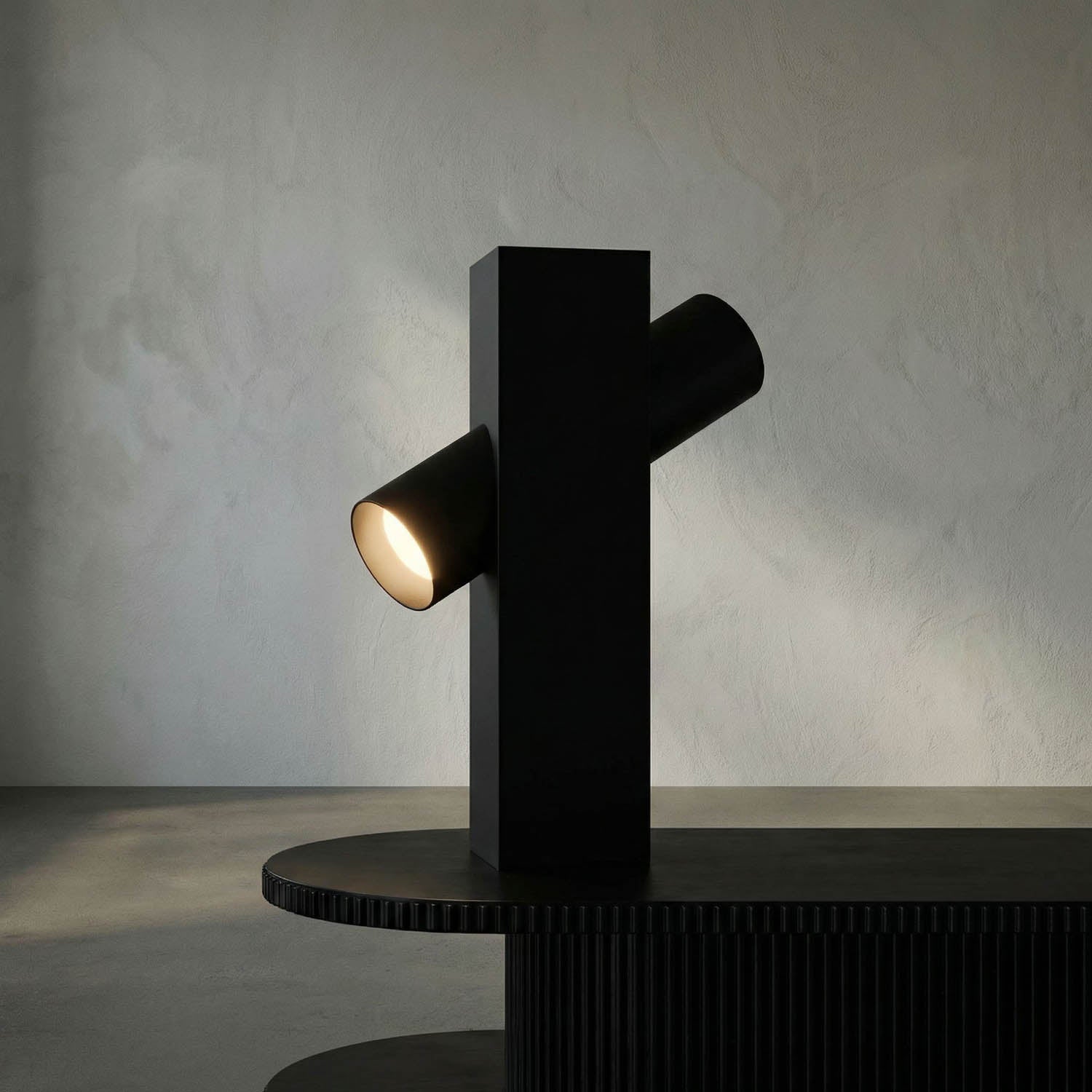 Topo Lamp, Black Iron by Noir