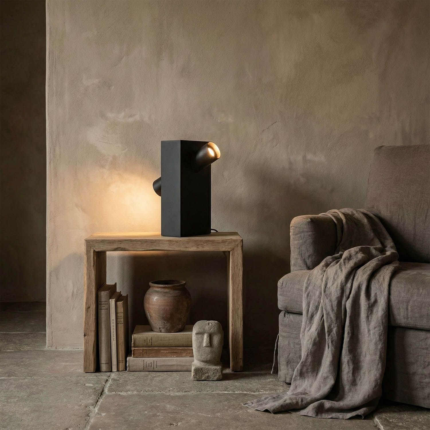 Topo Lamp, Black Iron