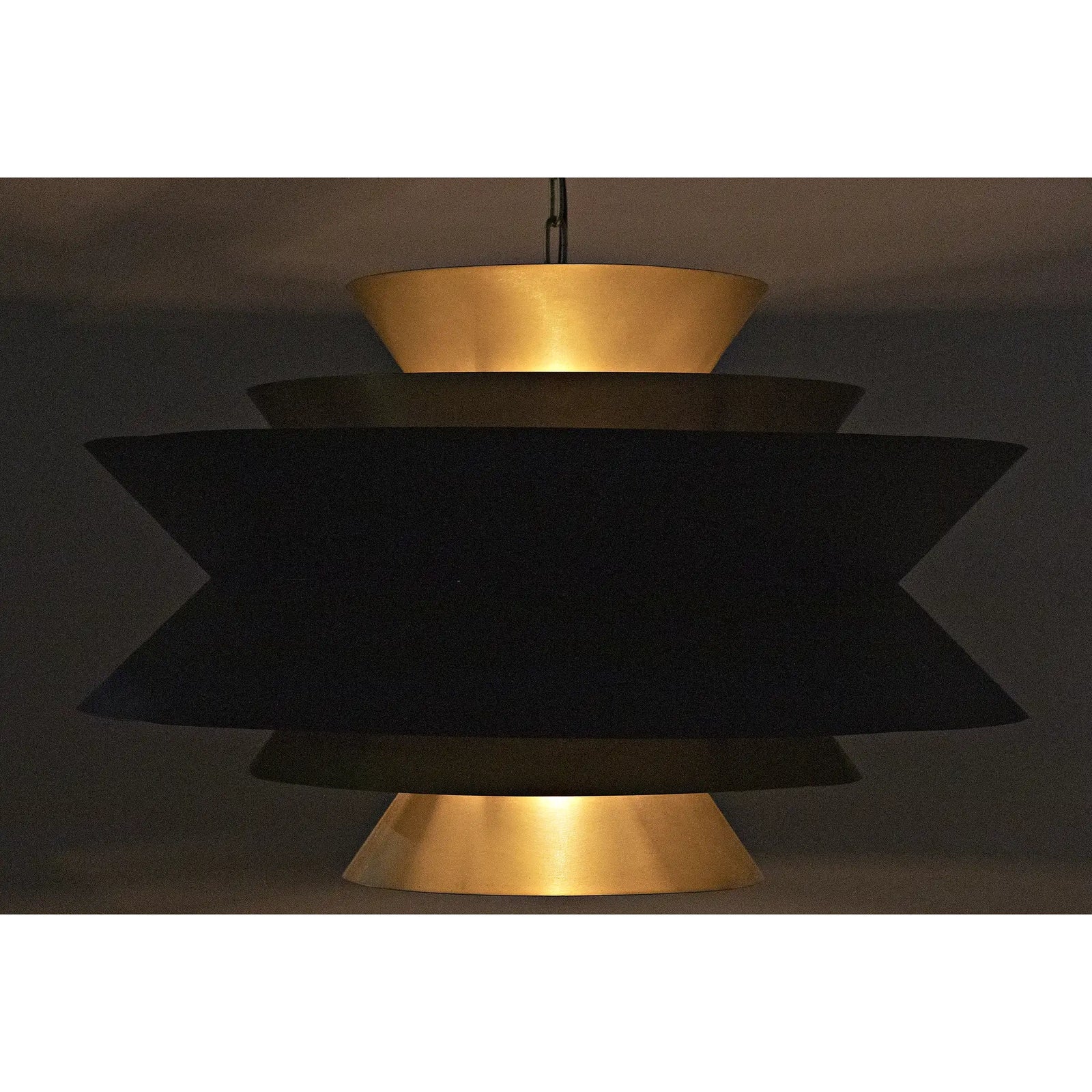 Arion Pendant, Iron with Brass Finish