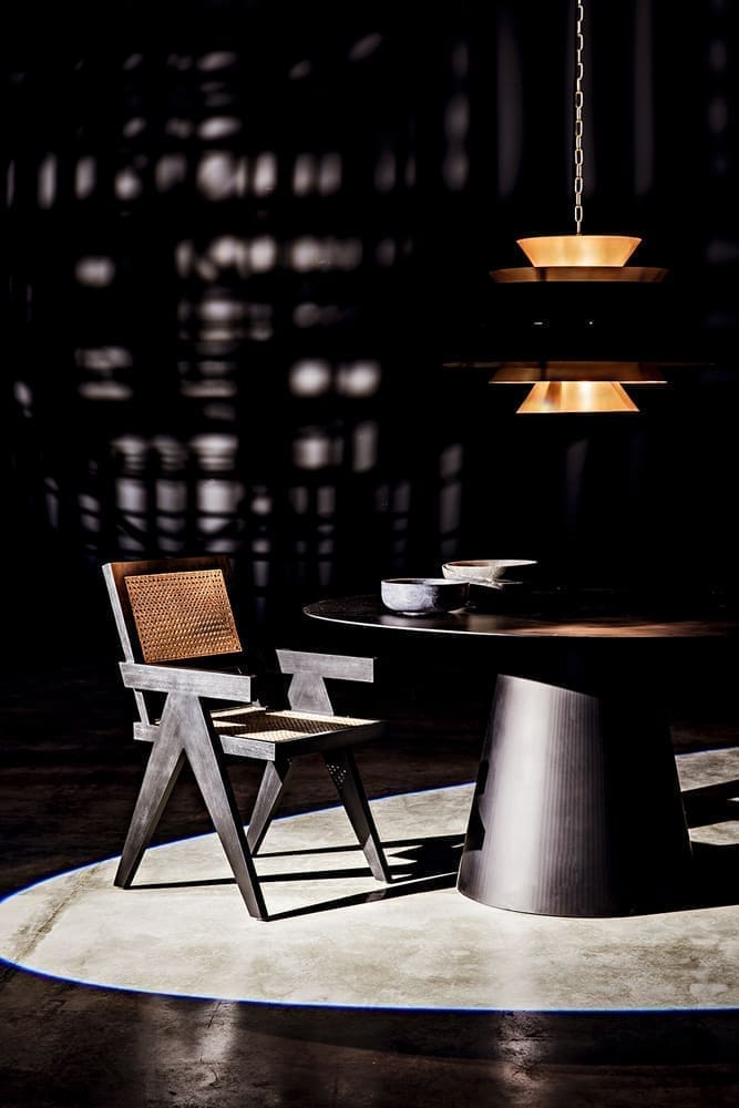 Arion Pendant, Iron with Brass Finish