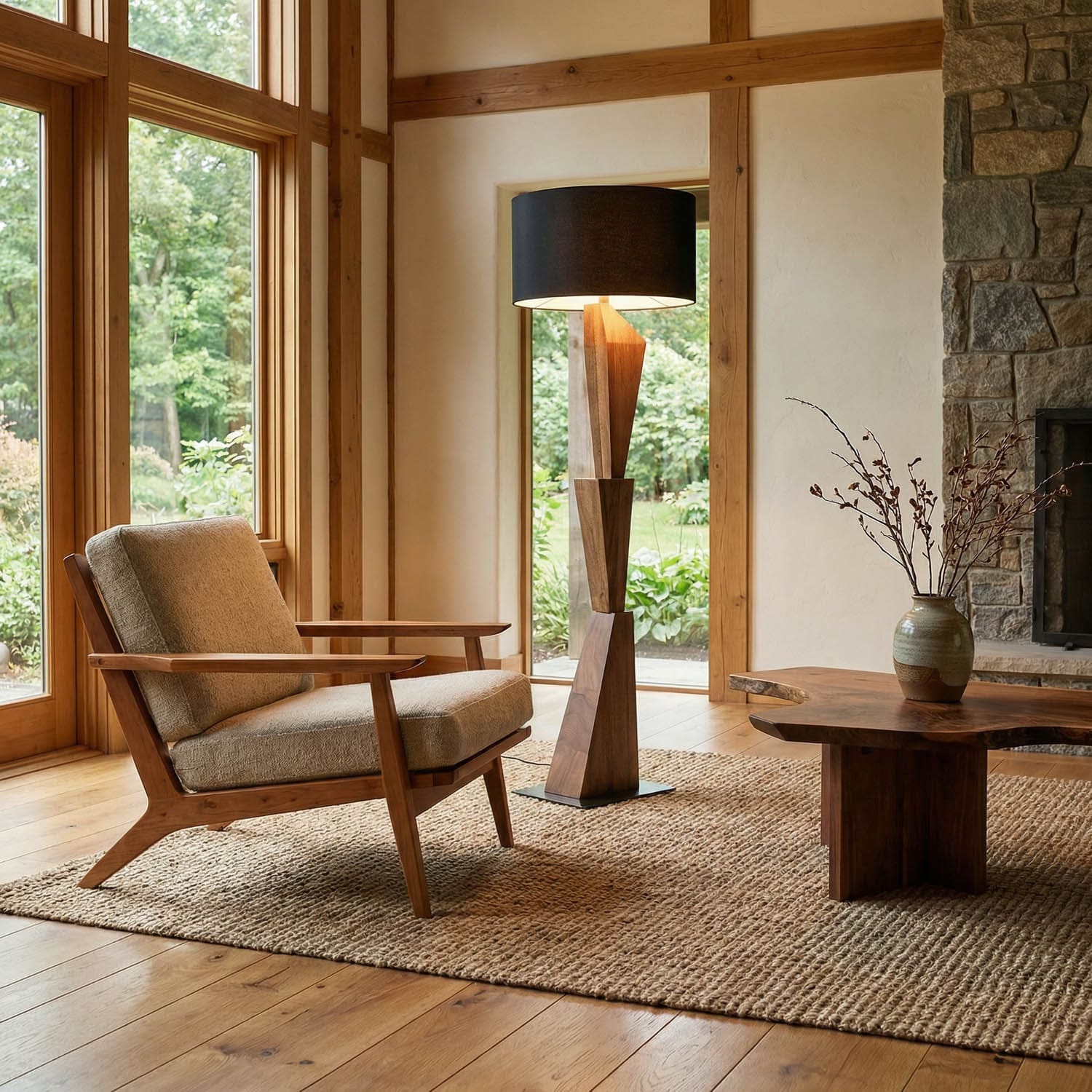 Enigma II Floor Lamp with Shade
