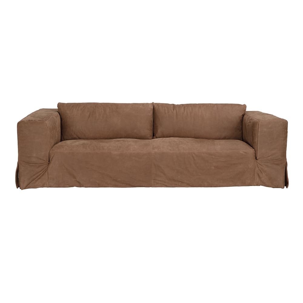 Plato Sofa, Orris Brown Leather