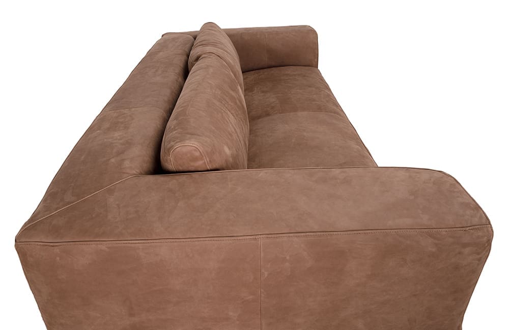 Plato Sofa, Orris Brown Leather