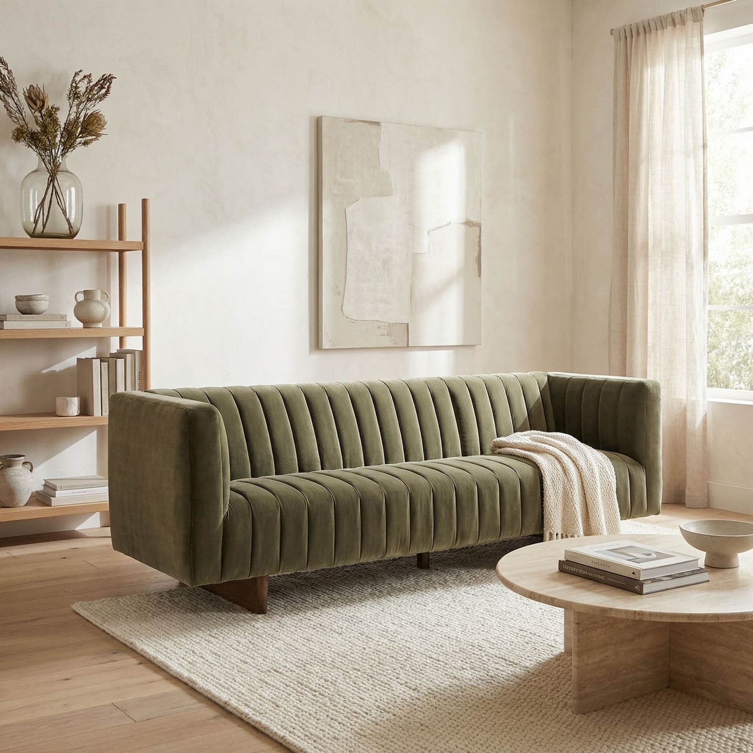 Khann Sofa, Green Performance Velvet
