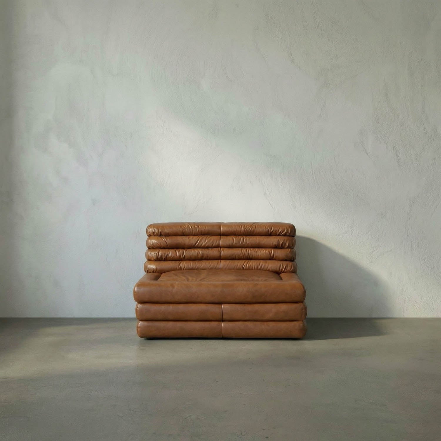 BANDERA SOFA, 1A, Roche Tan Leather by Noir