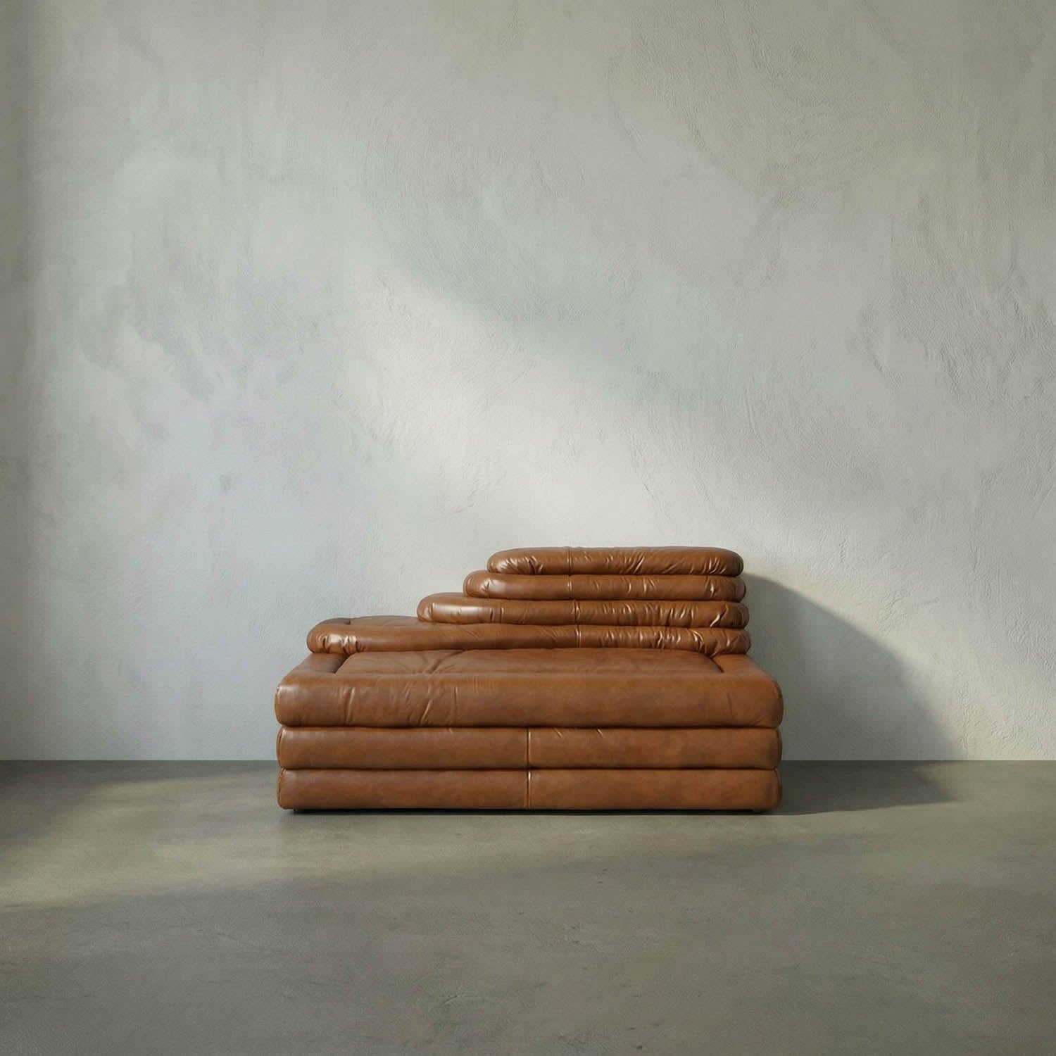 BANDERA SOFA, CL, Roche Tan Leather by Noir