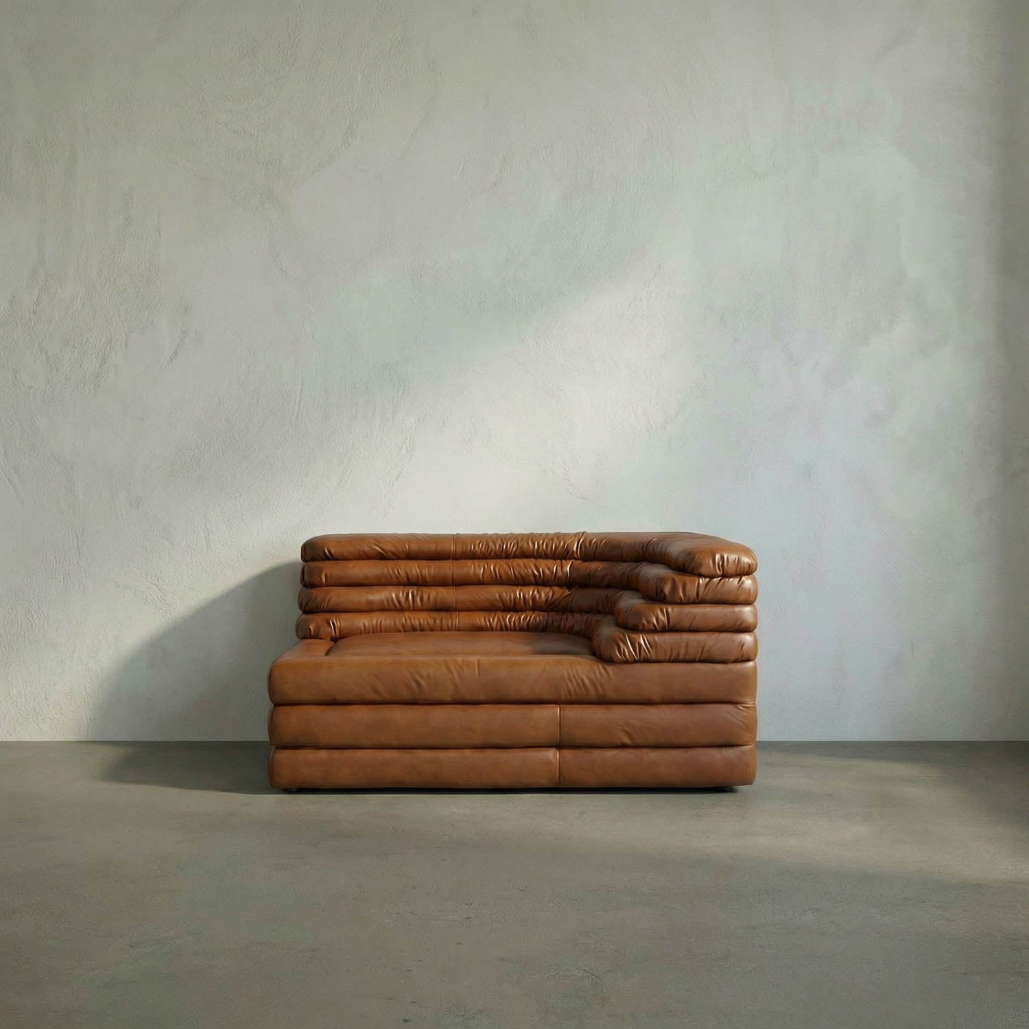 BANDERA SOFA, R, Roche Tan Leather by Noir