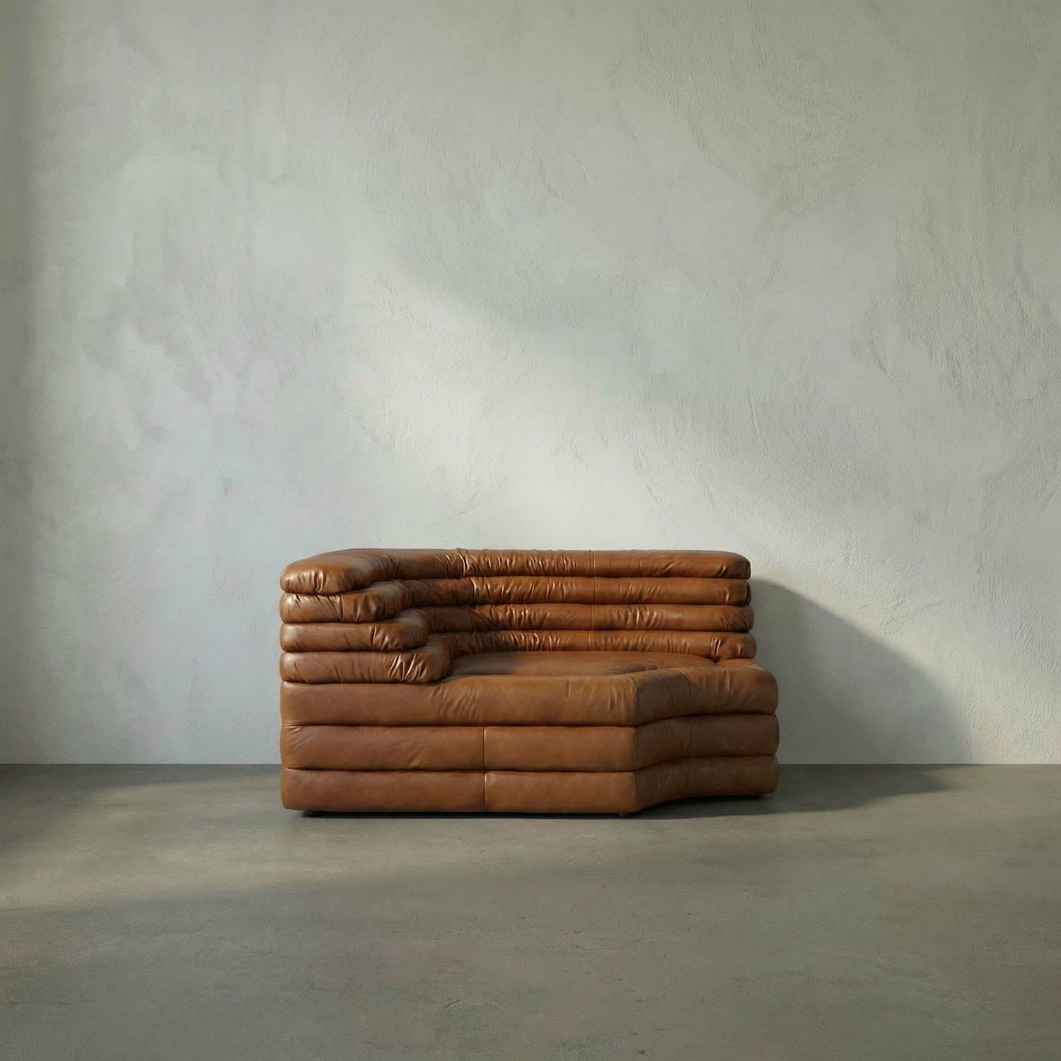 BANDERA SOFA, SC, Roche Tan Leather by Noir