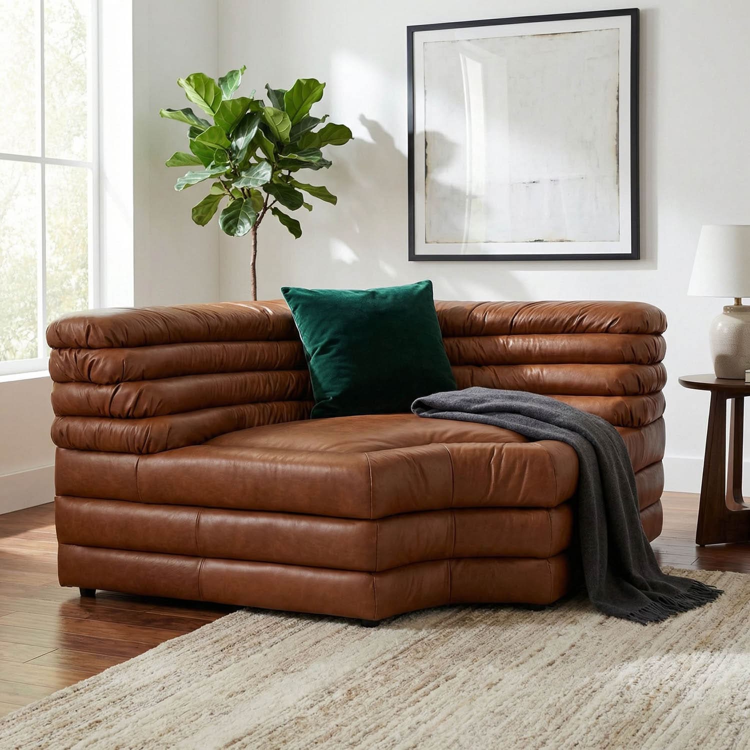 BANDERA SOFA, SC, Roche Tan Leather