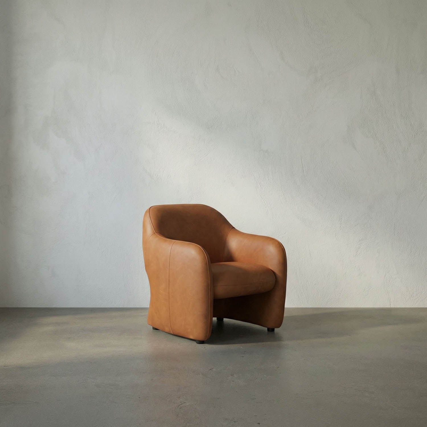 Marx Chair, Roman Red Leather by Noir