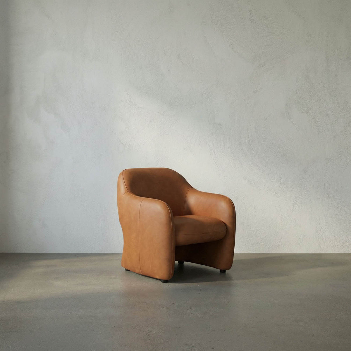 Marx Chair, Roman Red Leather by Noir