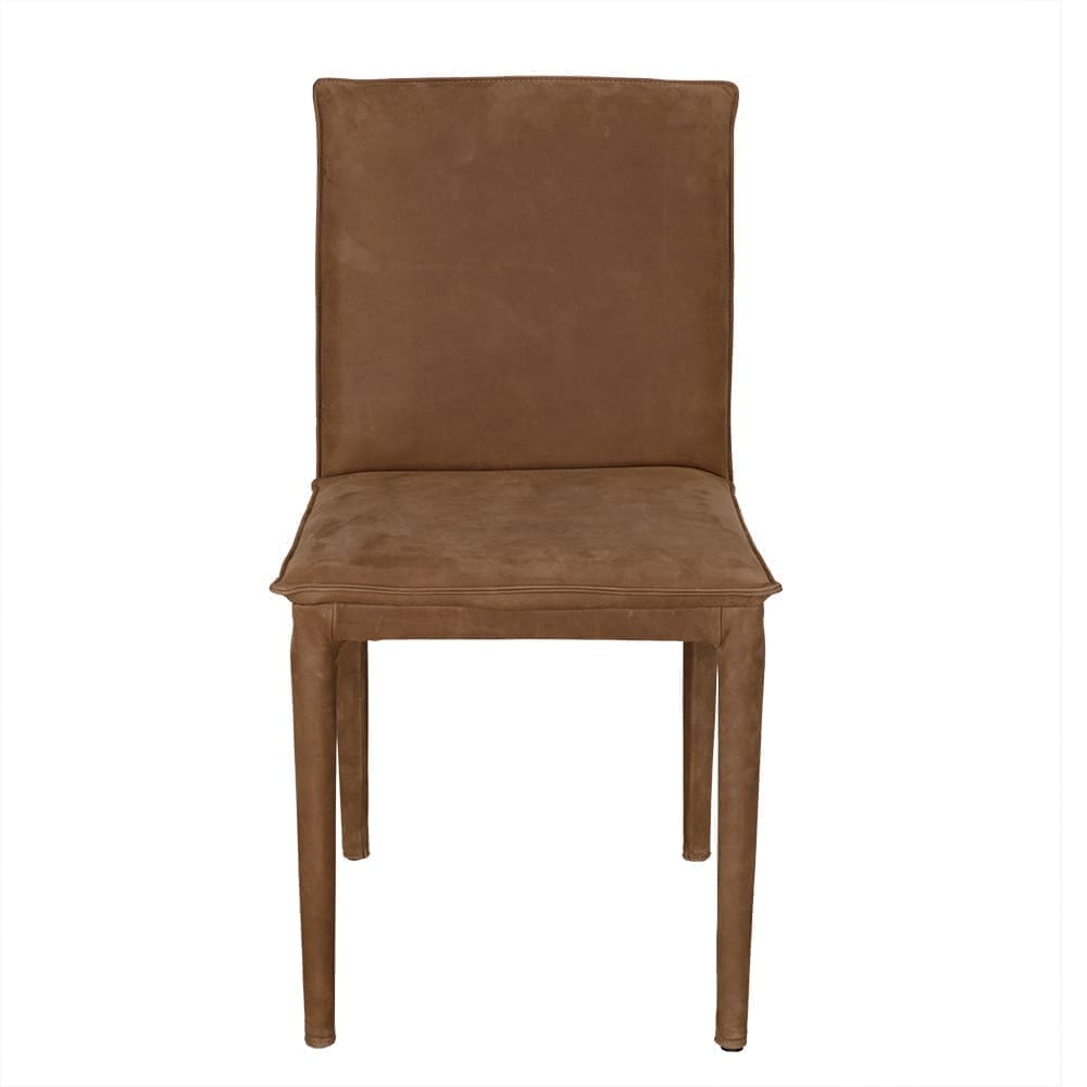 Newton Dining Chair, Orris Brown Leather