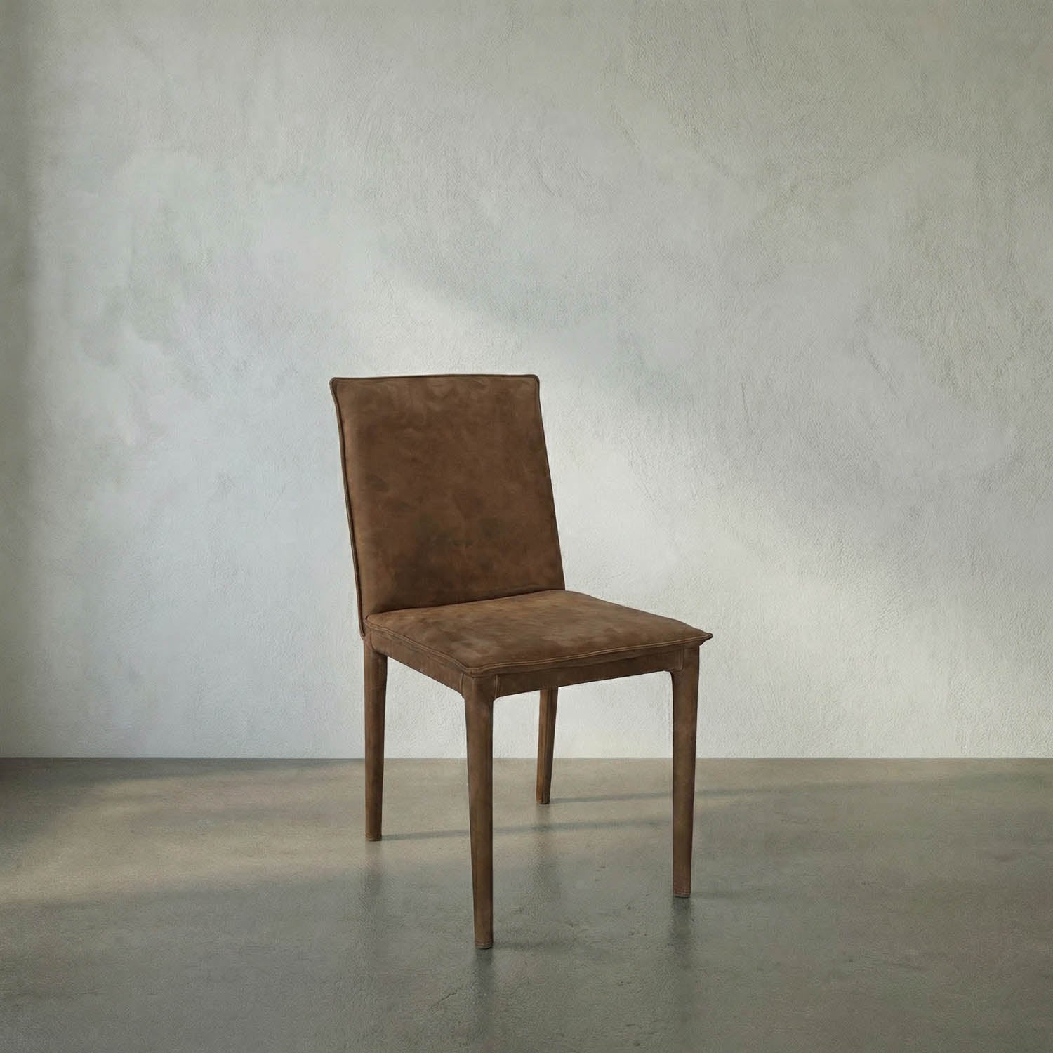 Newton Dining Chair, Orris Brown Leather by Noir