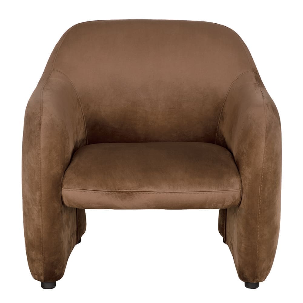 Marx Chair, Brown Velvet