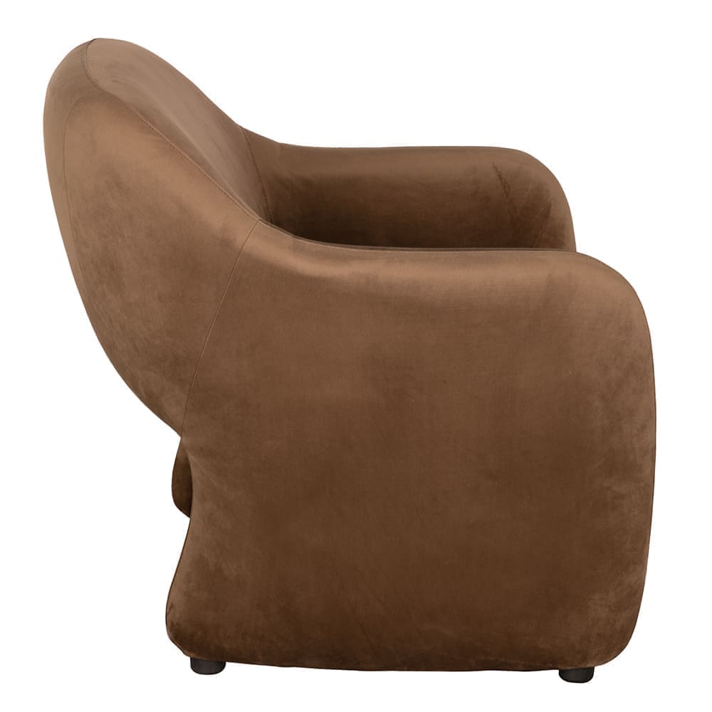 Marx Chair, Brown Velvet