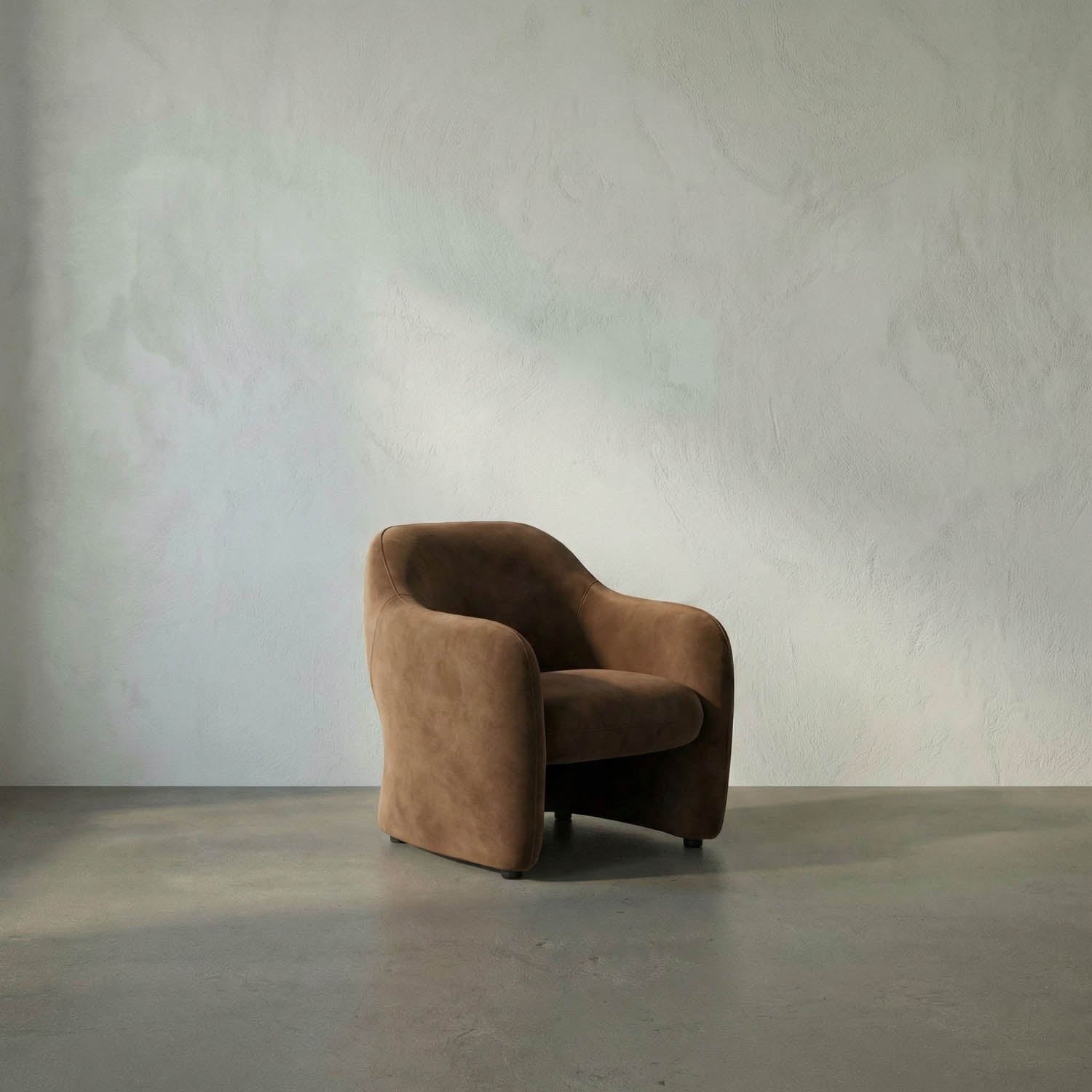 Marx Chair, Brown Velvet by Noir