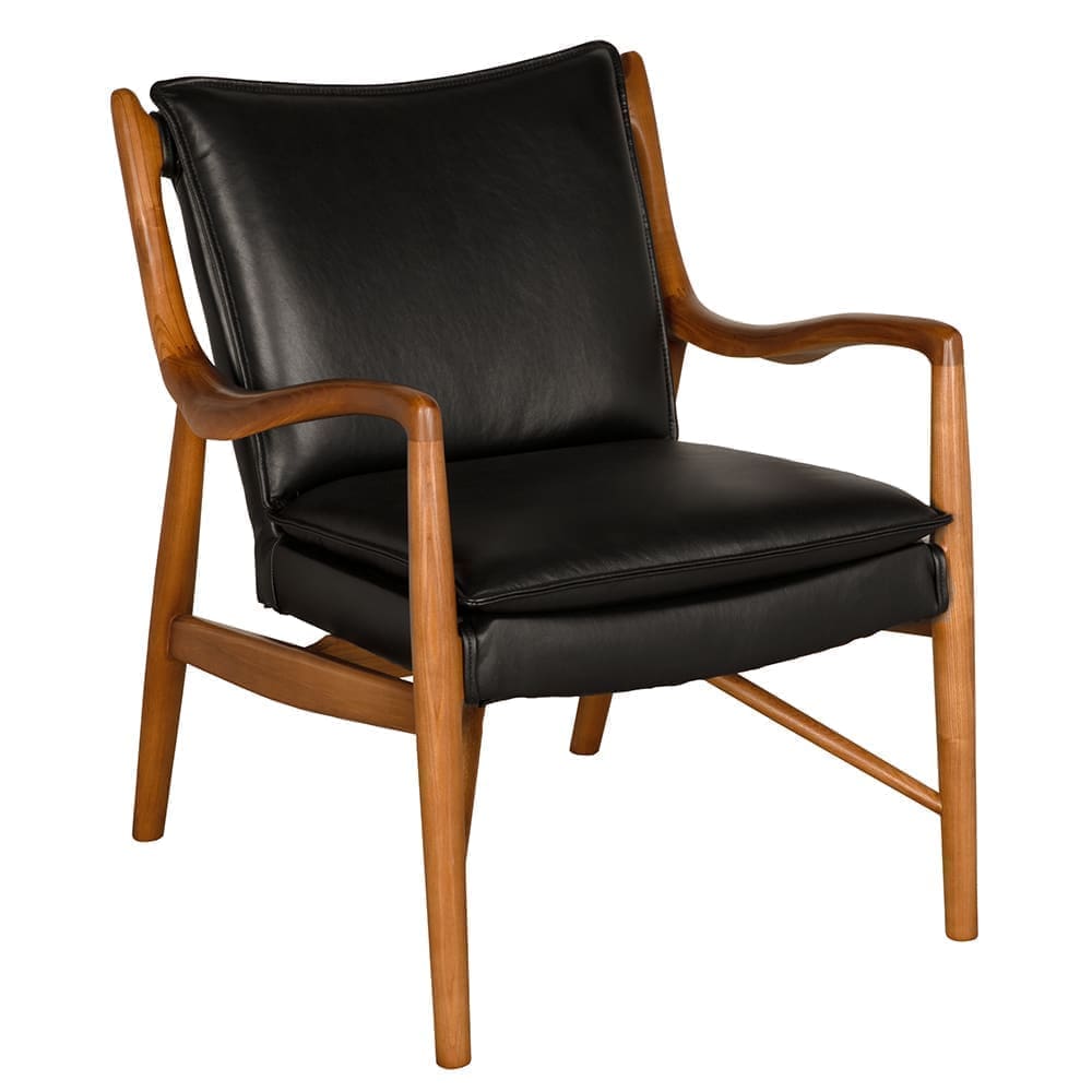 Weston Chair with Black Leather