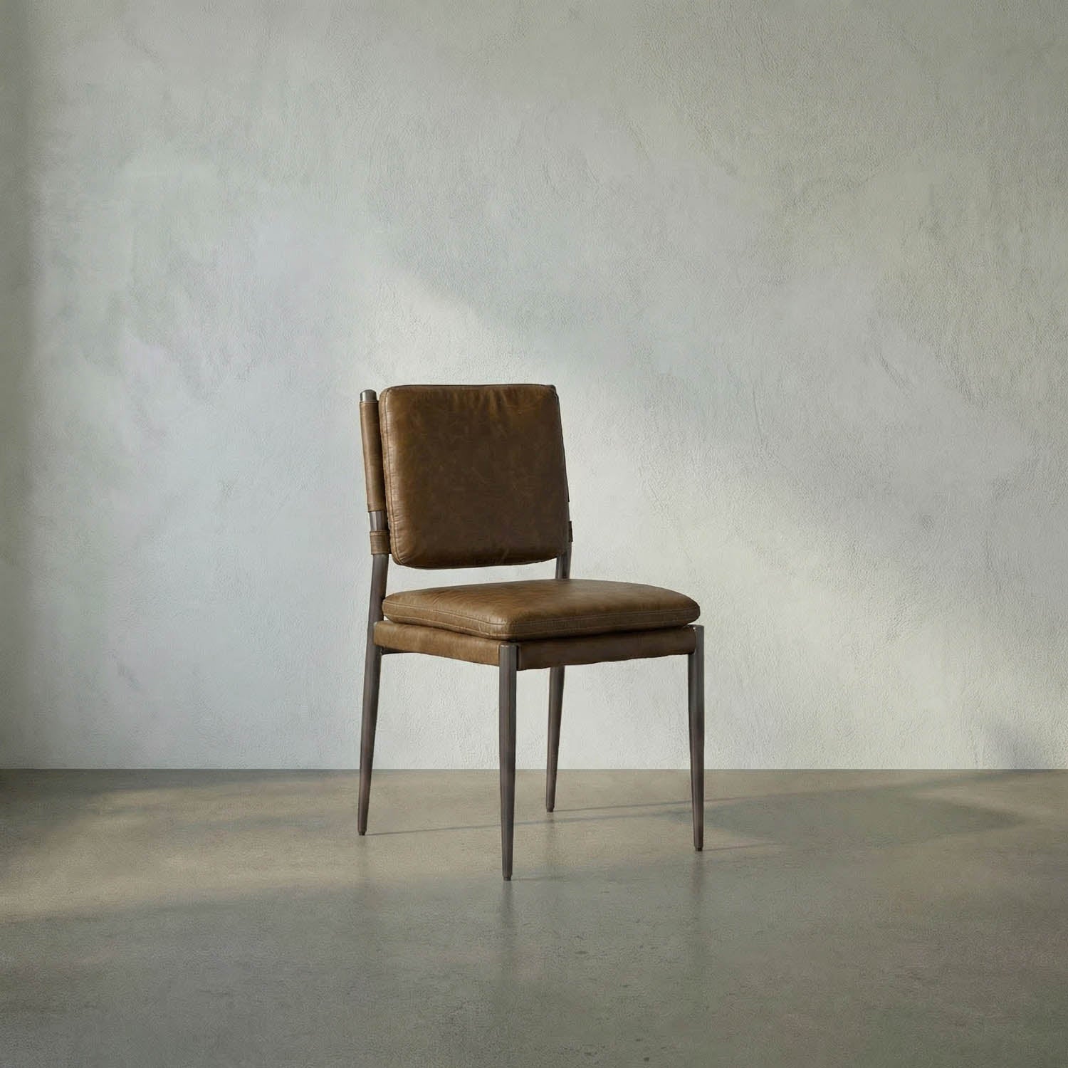 Wooster Dining Chair, Brown by Noir
