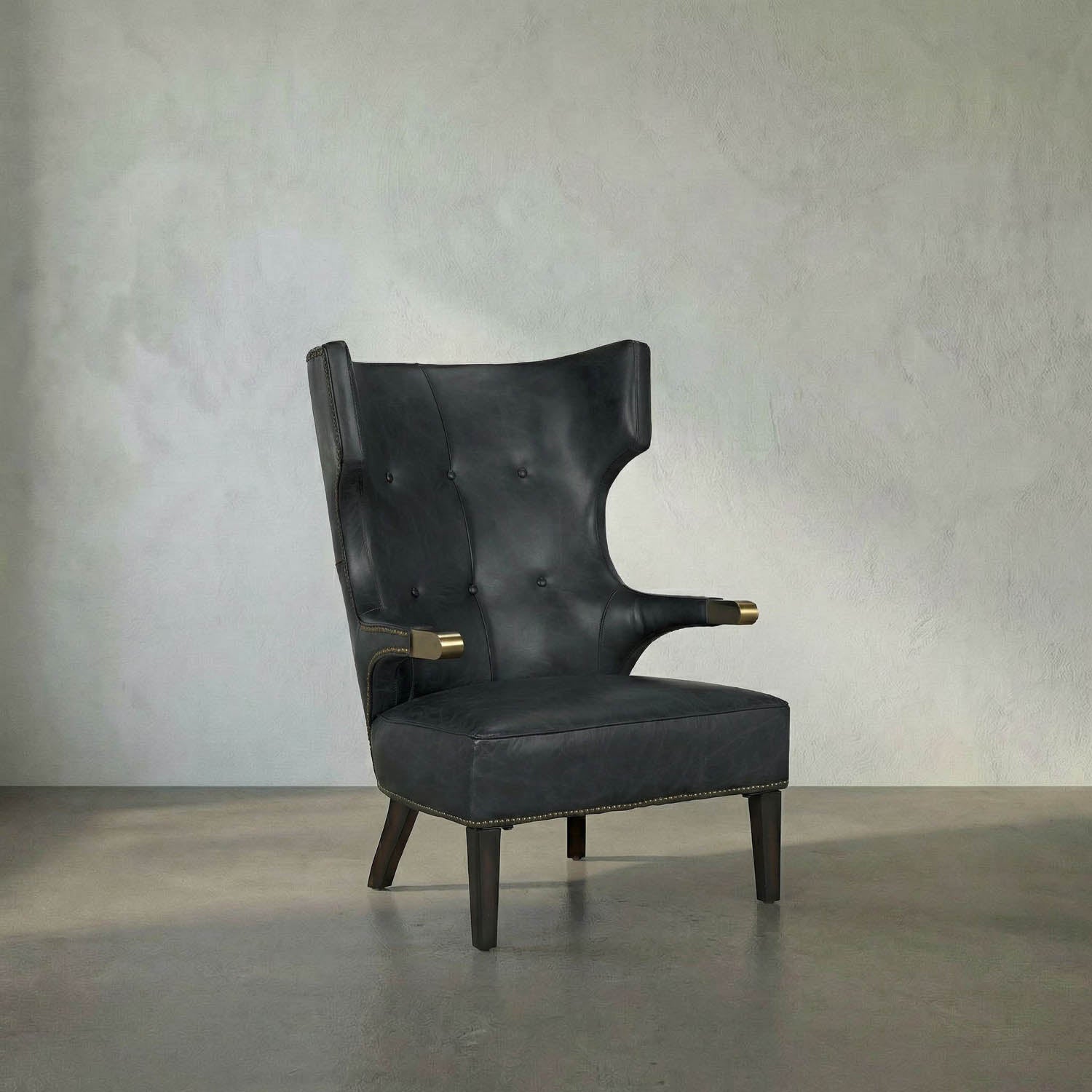 Heracles Chair, Leather by Noir
