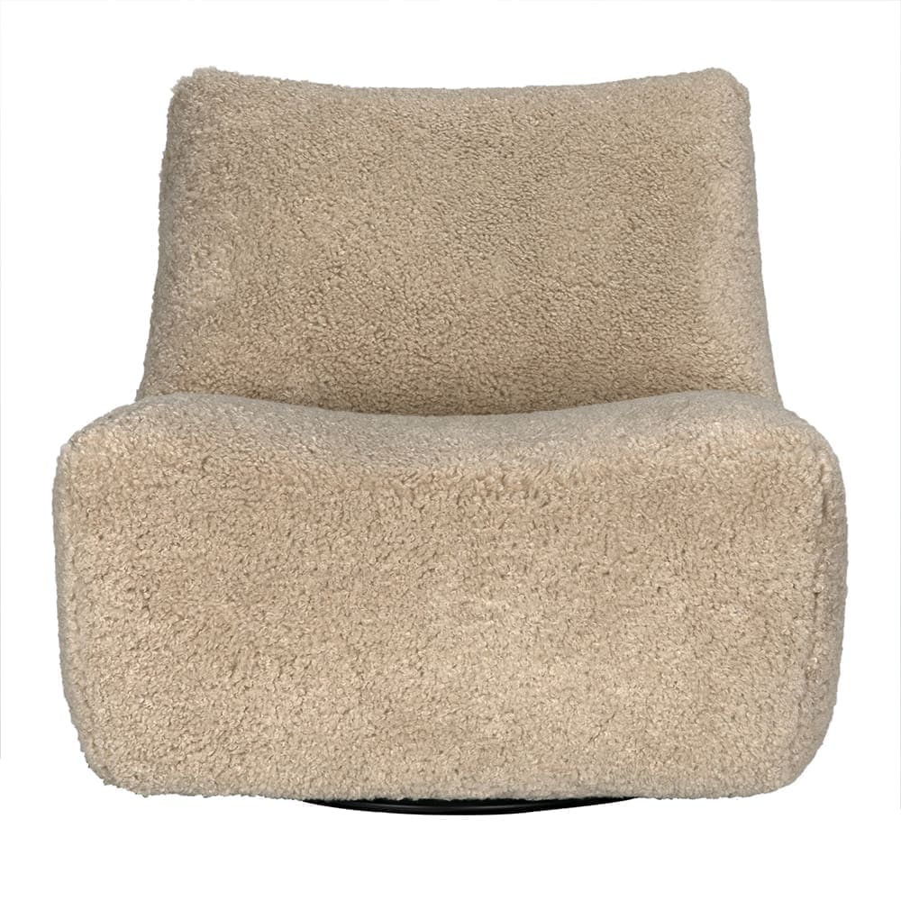 McClain Swivel Chair, Camel Fabric