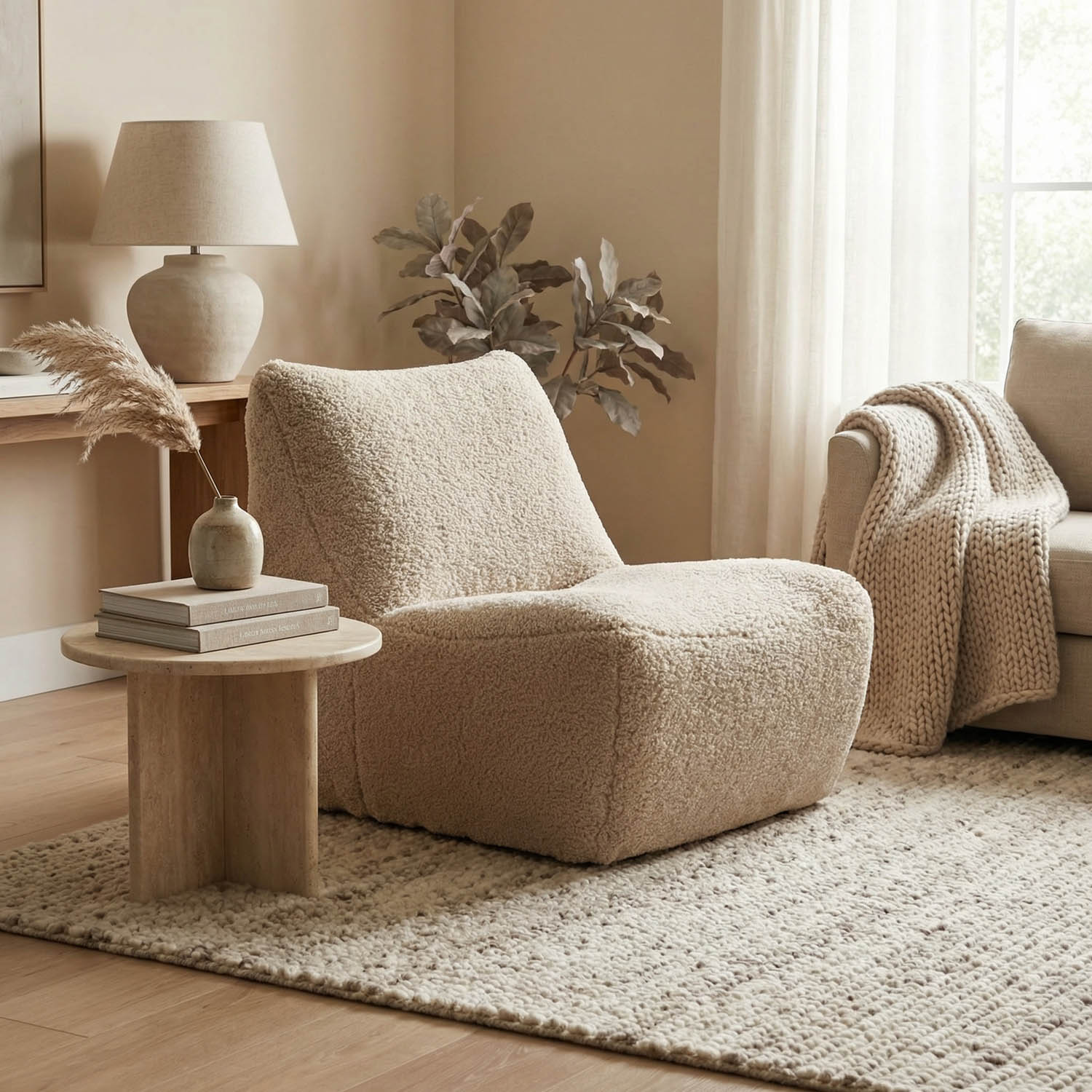 McClain Swivel Chair, Camel Fabric