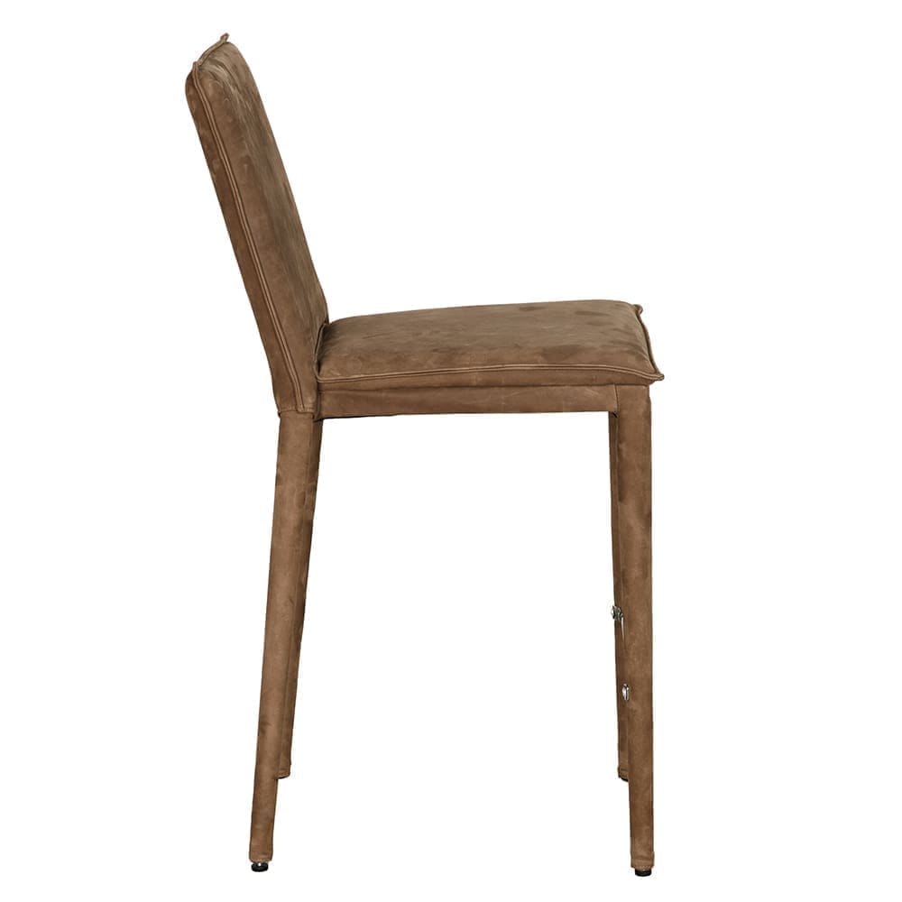 Newton Counter Chair, Orris Brown Leather