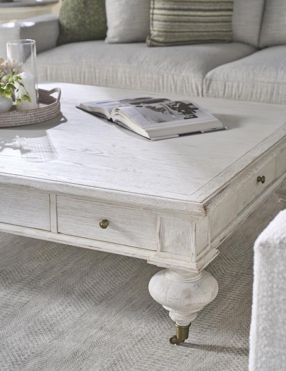 Grand Oak Cocktail Table - White – Coffee Tables by Century Furniture | Sutter & Vale