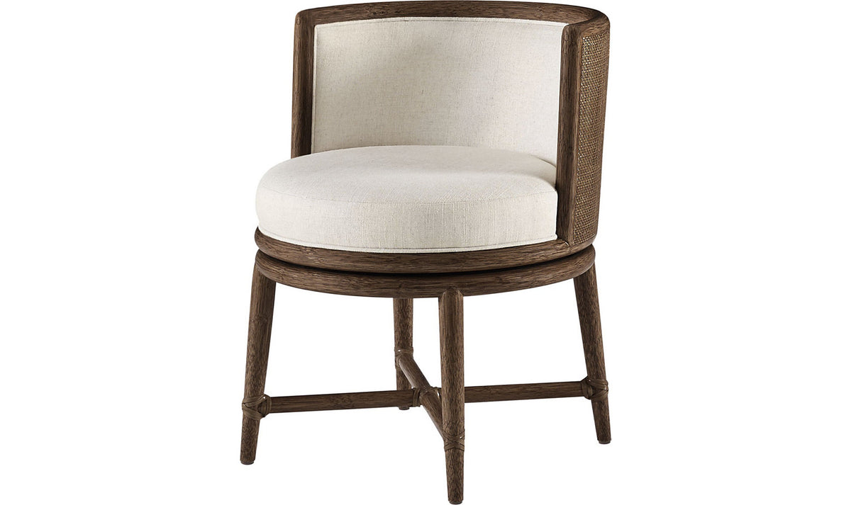 Canyon Swivel Dining Chair – Accent Chairs by Baker Furniture | Sutter & Vale