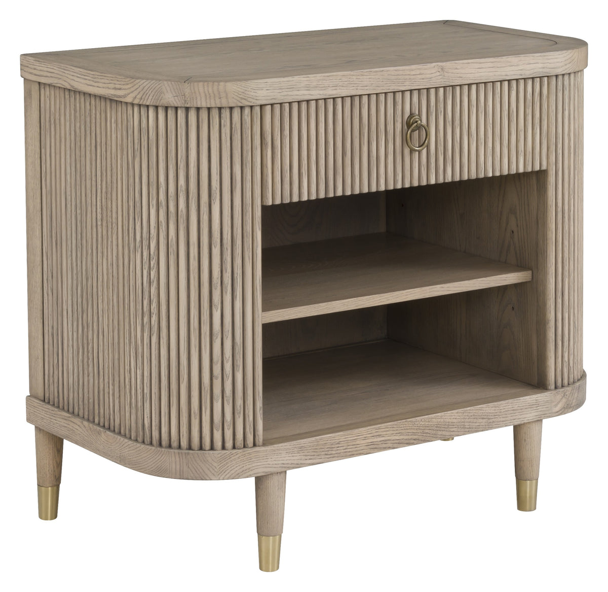 One Drawer Demilune Nightstand (M030-SN) - Fairfield Chair