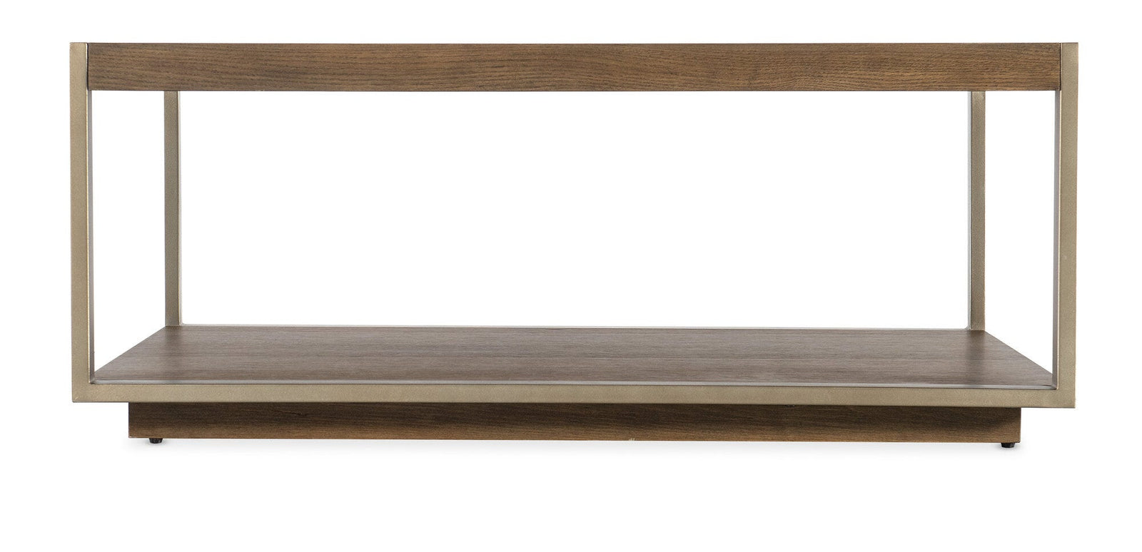 Hammon Wood/Metal Square Coffee Table