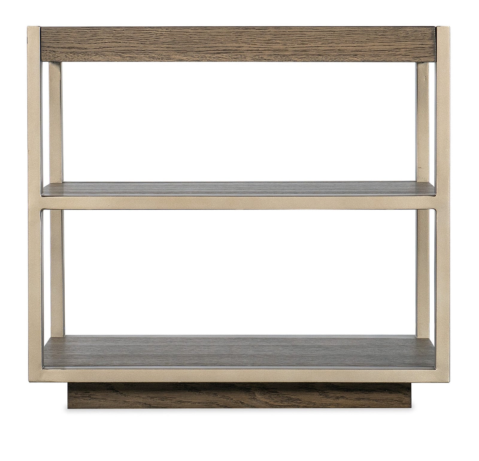 Hammon Wood/Metal Square Side Table