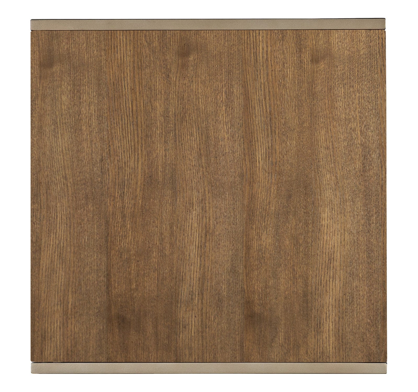 Hammon Wood/Metal Square Side Table
