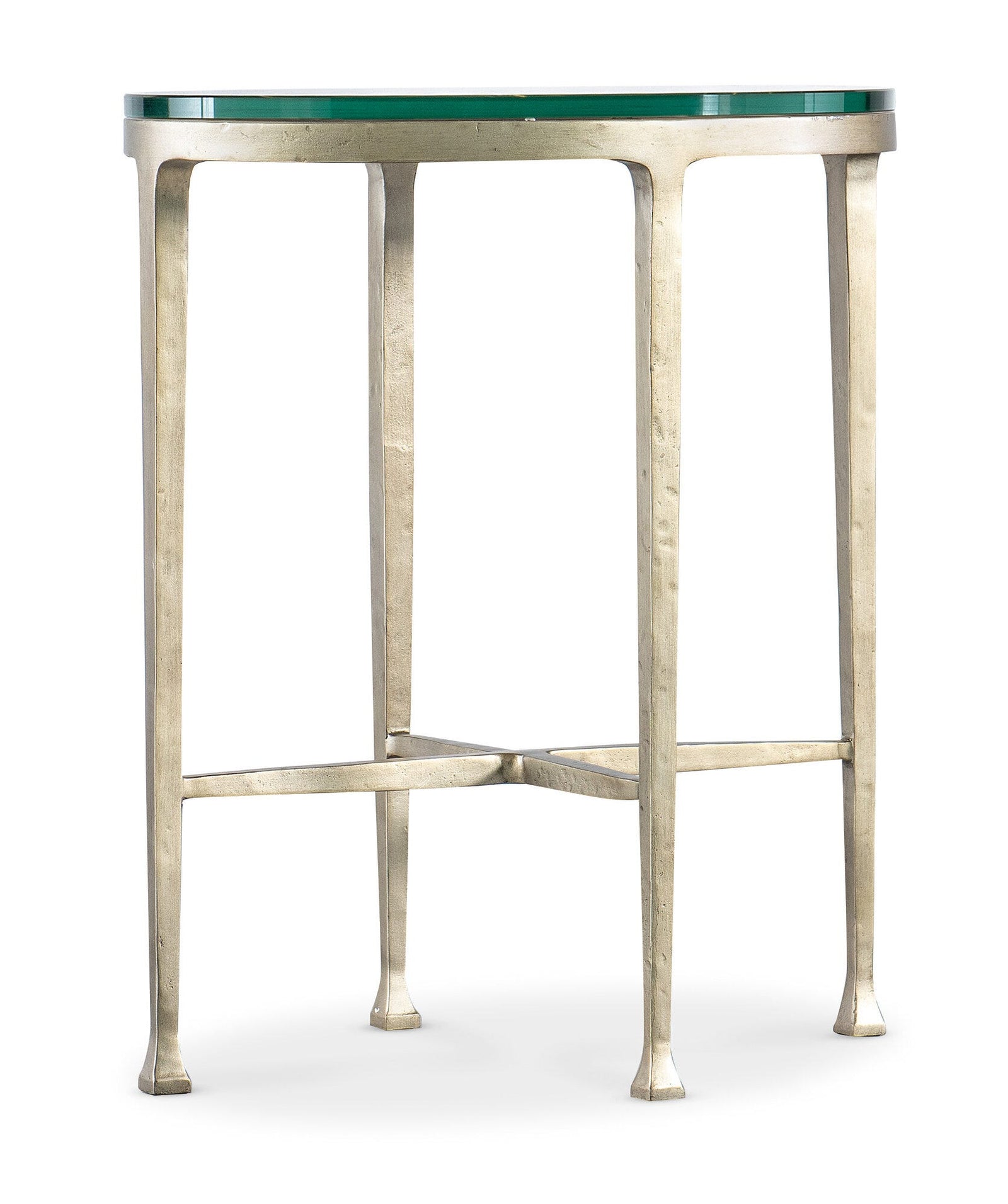 Cora Glass Top Oval Drink Table