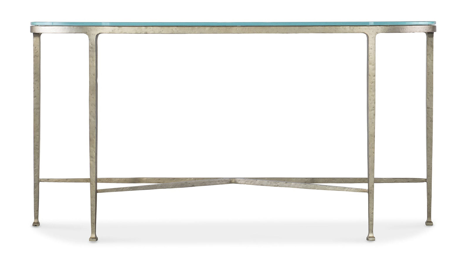 Cora Glass Top Console Table