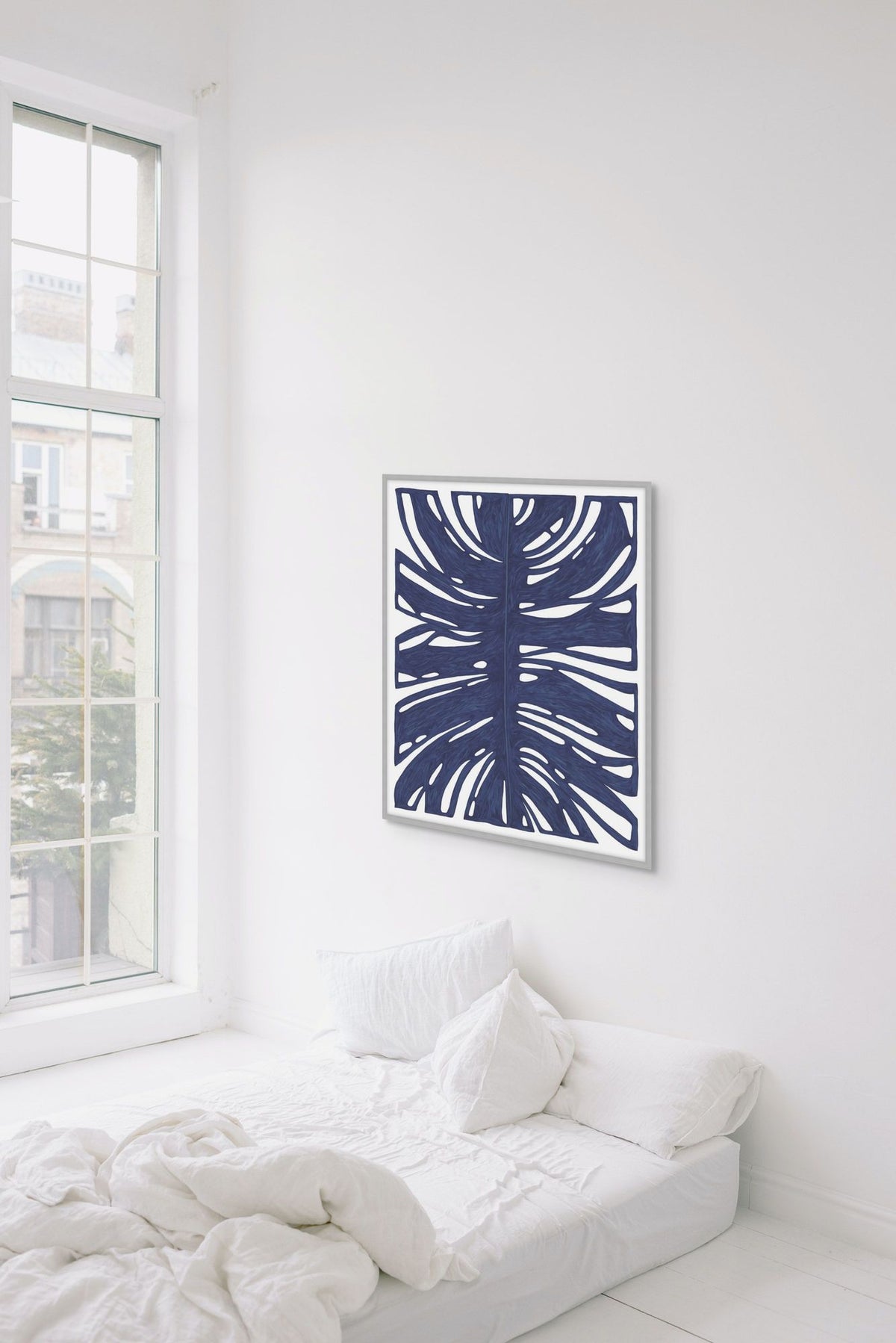 Botanicus Monstera Blue 1 in a room