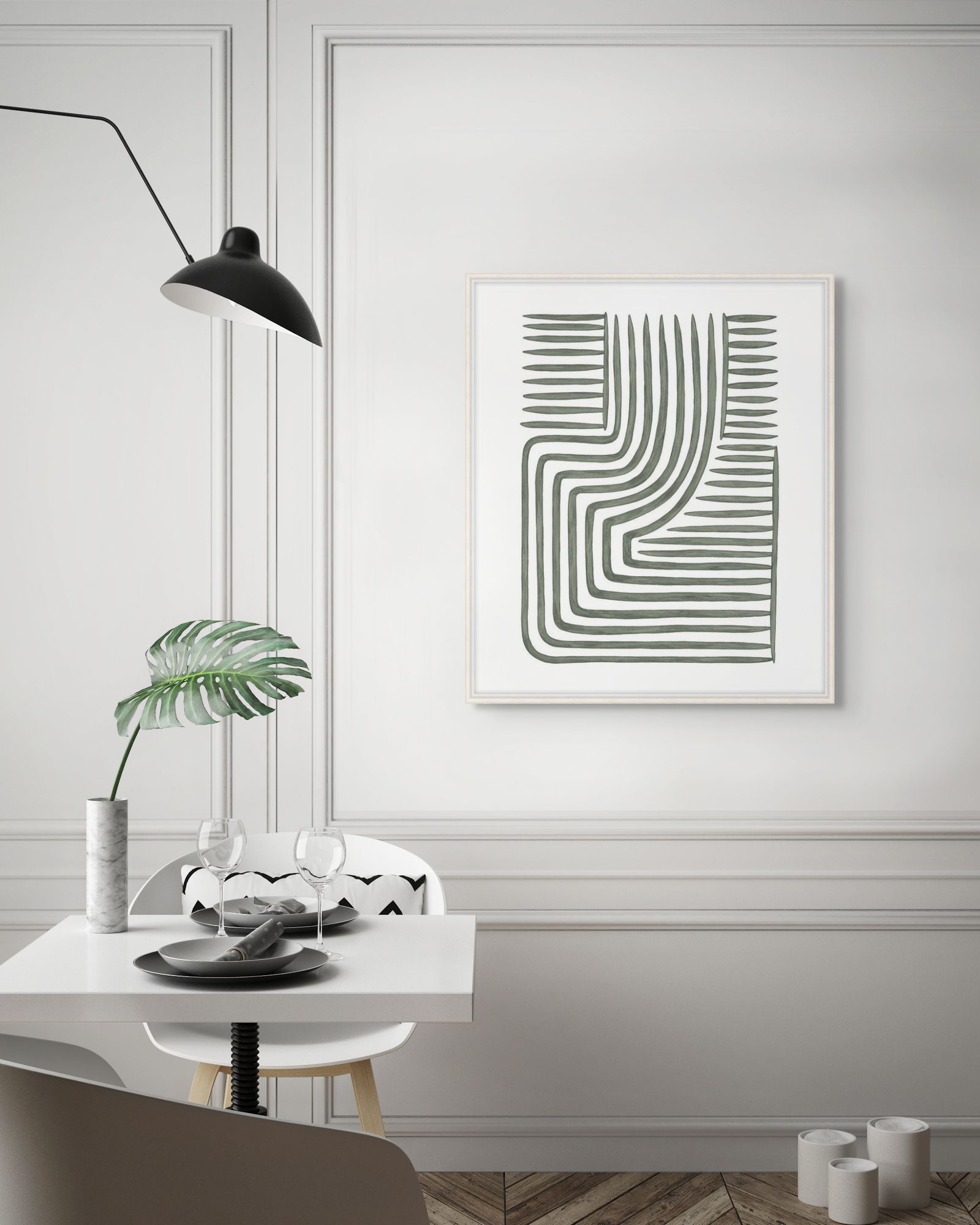 Jungle Edges 1 in a room