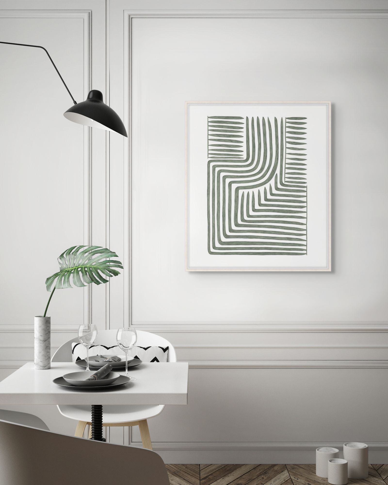 Jungle Edges 2 in a room