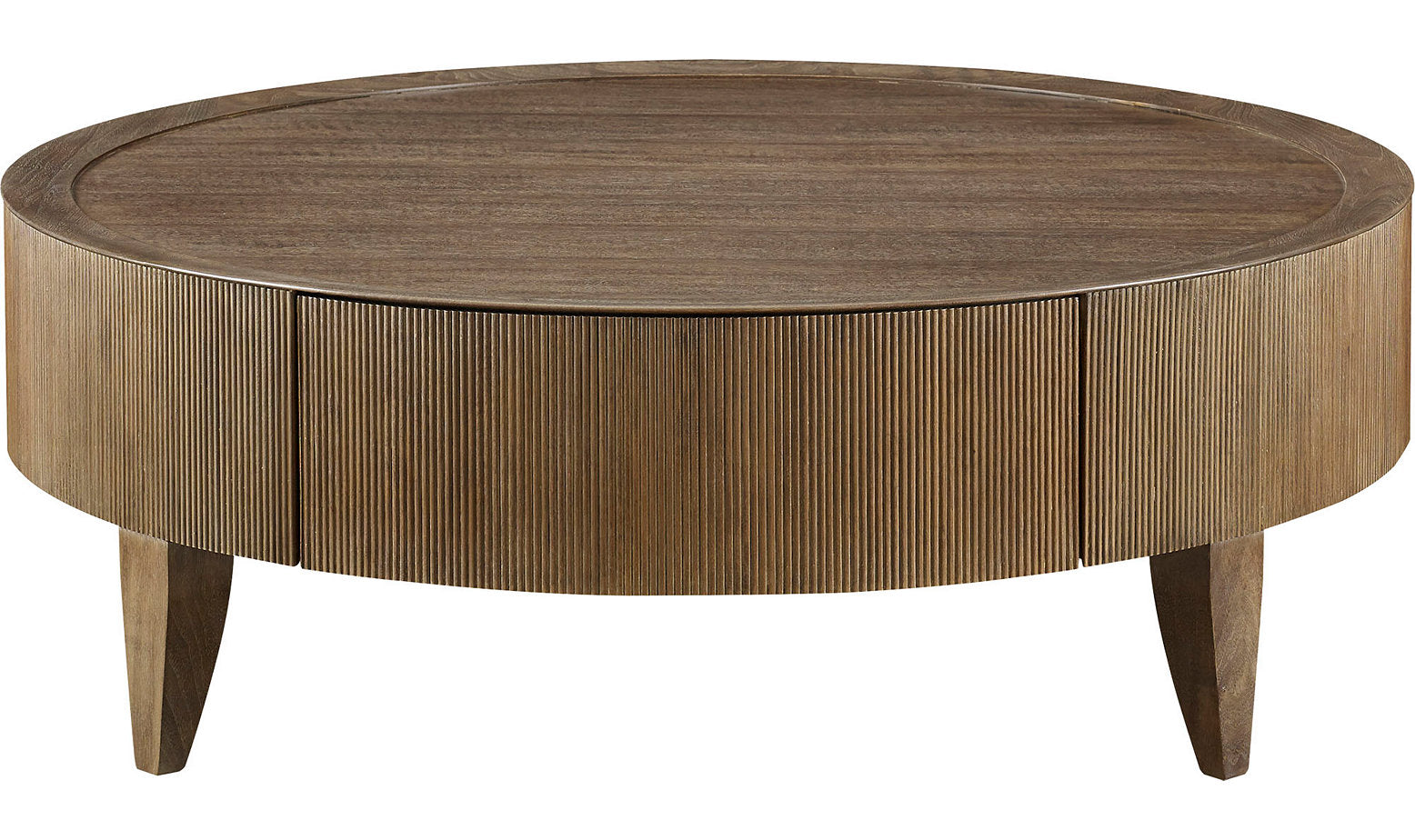 Reeded Round Cocktail Table by Baker Furniture | Sutter & Vale