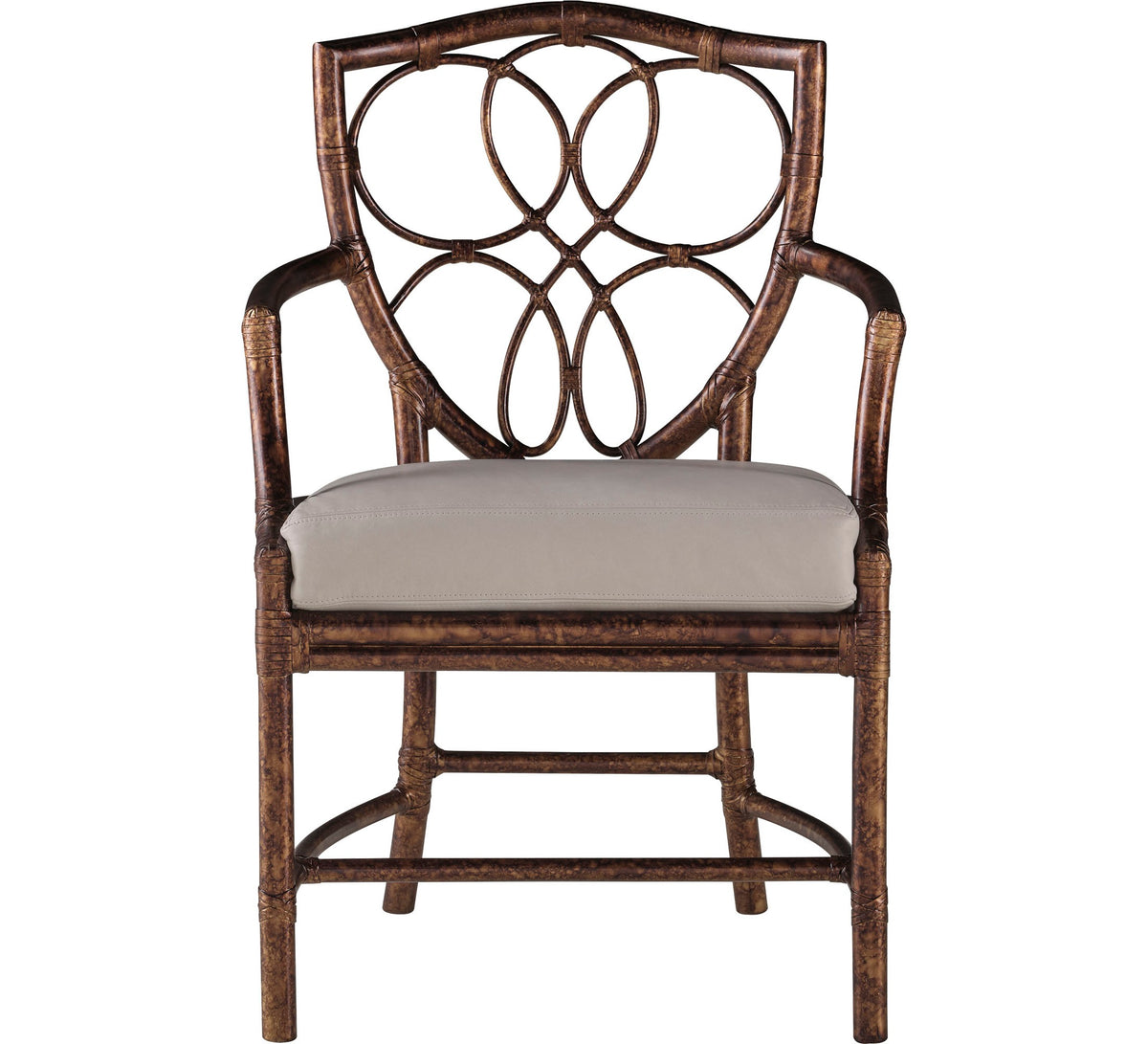 Shield Back Dining Arm Chair