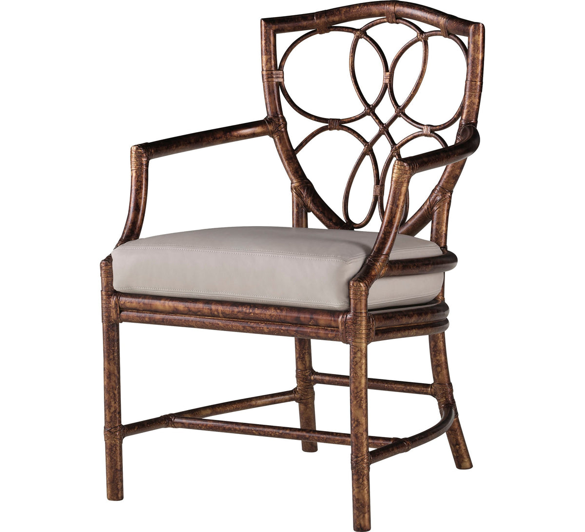 Shield Back Dining Arm Chair