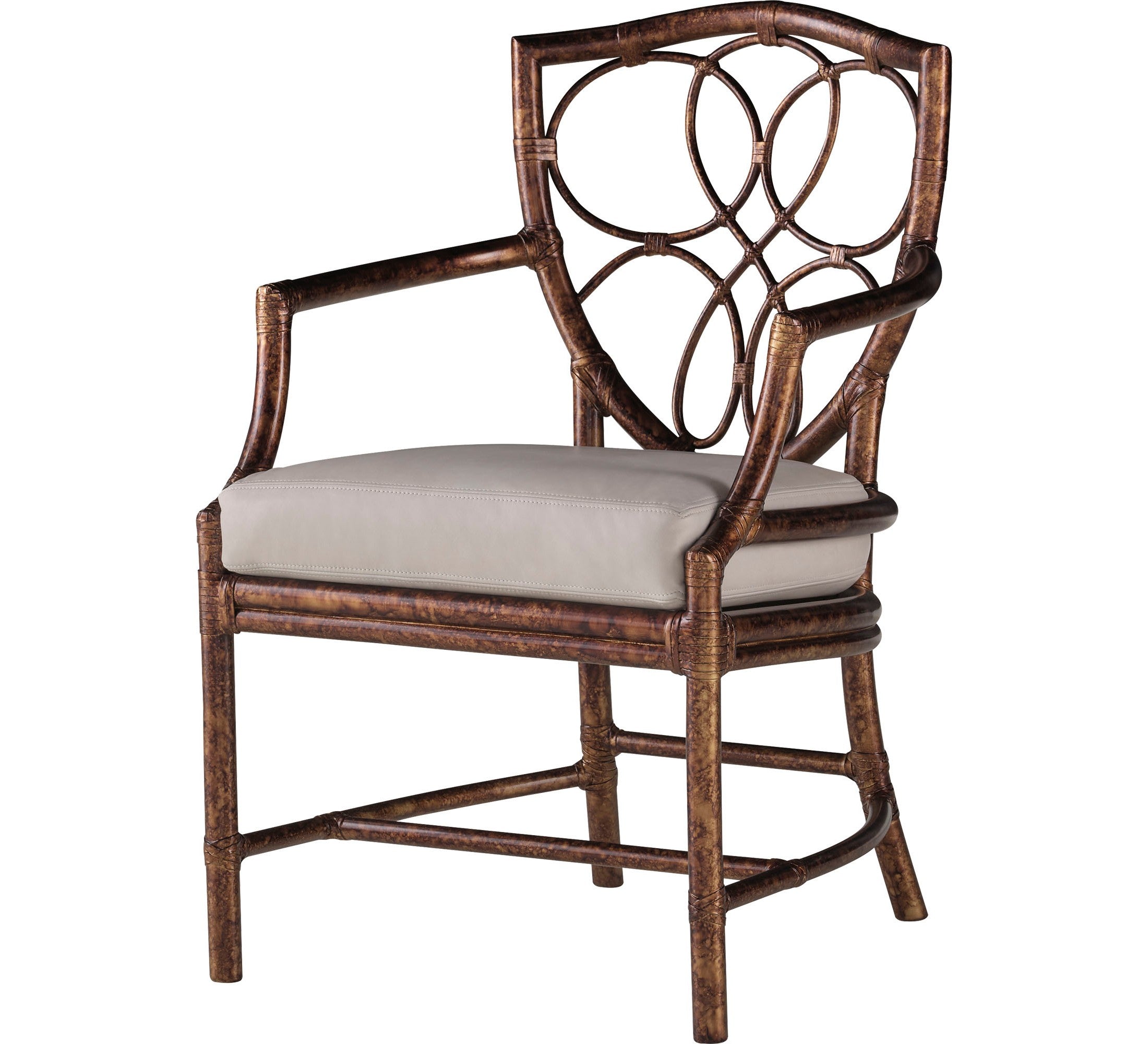 Shield Back Dining Arm Chair
